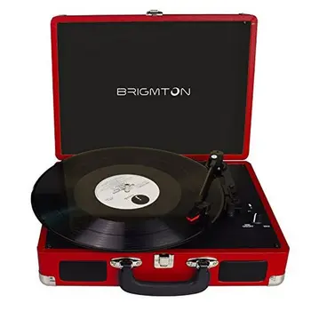 

Record Player BRIGMTON BTC-404 2 x 1W Red