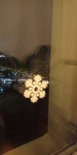 36pcs/lot White Snowflake Christmas Wall Stickers Glass Window Sticker Christmas Decorations