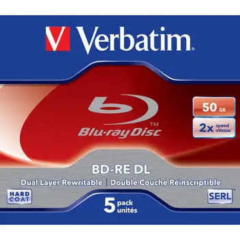

BLU RAY DOUBLE LAYER RW -50GB-5PZ