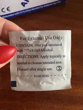 100 unids/caja de primeros auxilios kit almohadilla de Alcohol medicinal muestras de primeros auxilios kit de accesorios