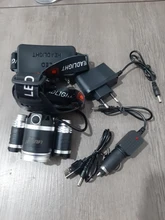 Led Headlamp Torch Flashlight Zoom Rechargeable