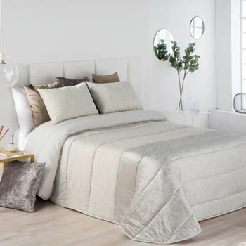

BOUTI ANABELA NATURAL FUNDECO. COMFORTER. BED LINEN. MANUFACTURED IN SPAIN
