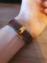 Carouse-correa de Reloj de piel auténtica para Tissot Seiko, 18mm, 19mm, 20mm, 21mm, 22mm y 24mm