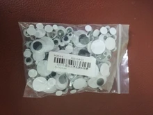 Ojos movibles de plástico para manualidades de niños, tamaño de 5-40mm, con ojos saltones, para Scrapbooking, utilizado para accesorios para muñeca de juguete, bricolaje