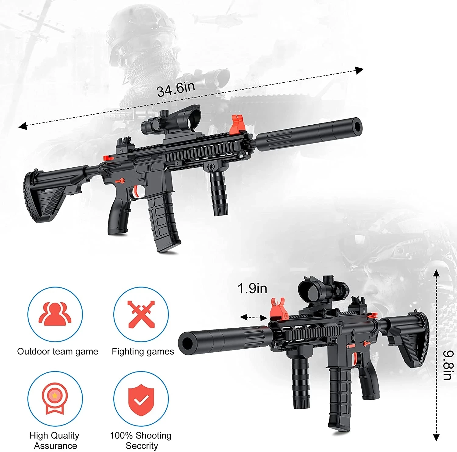 Brinquedos De Arma M416 Ejetor De Concha Arma De Bala Macia EVA Bala Manual  Explosão Elétrica Menino Rifle De Assalto Arma De Brinquedo Infantil Jogo  Ao Ar Livre Adulto CS De $251,81