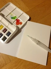 Libro de bocetos de acuarela, A5/A6, 12 hojas, para dibujar, pintar, Color lápiz, libro