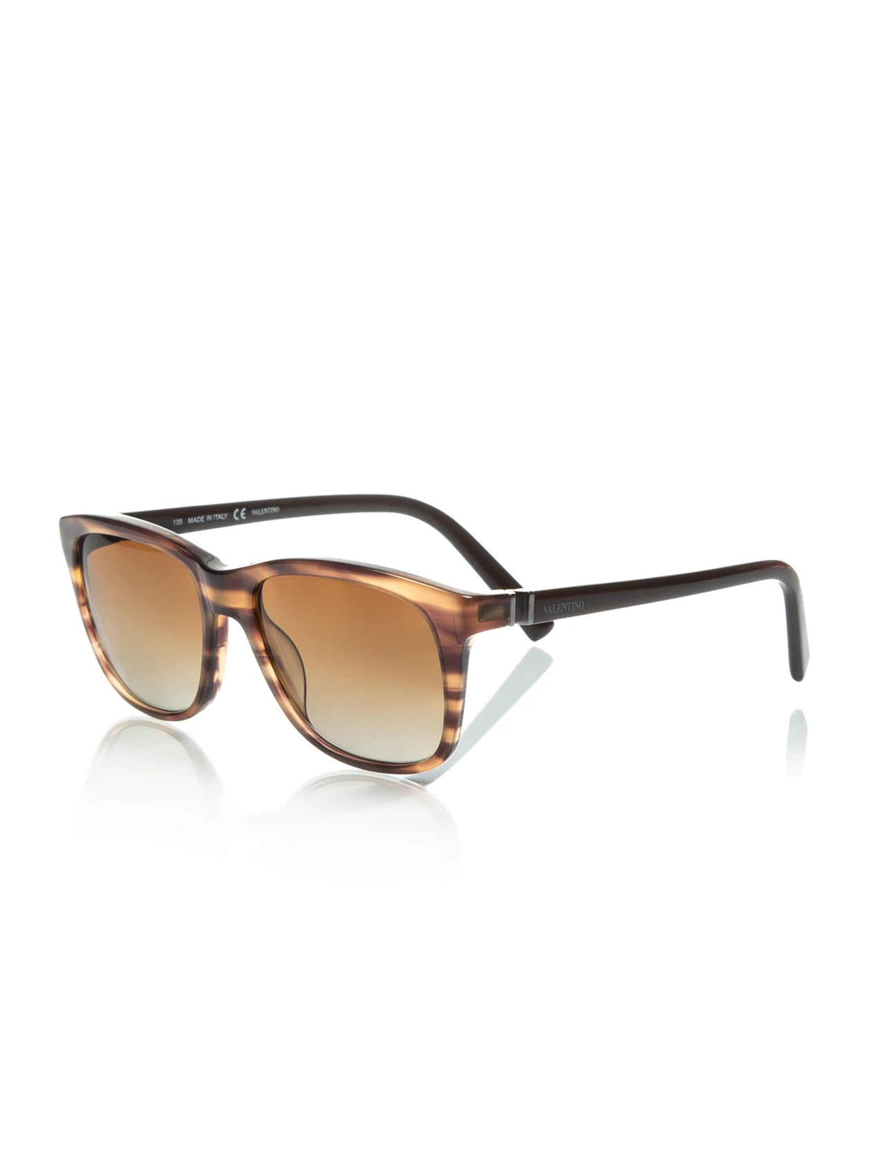 

Men's sunglasses val 2632 236 bone Brown organic rectangle rectangular 52-17-135 valentino