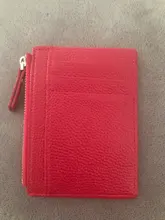 Billetera Mini de cuero PU con ranuras para tarjetas para hombre y mujer, billetera pequeña con cremallera, bolsillo para monedas, billetera ultrafina