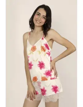 

▷ Pajamas ADMAS THAI FLOWERS Women's suspenders