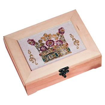

12002 set for embroidery and decoupage matrenin Posad 'Flower tiara'