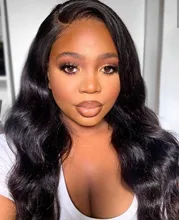 30 pulgadas de la onda del cuerpo de la peluca con malla Frontal Pre arrancado 13X4 peluca Frontal de encaje profundo onda suelta cabello humano 360 cabello peluca Frontal de encaje Bob brasileño
