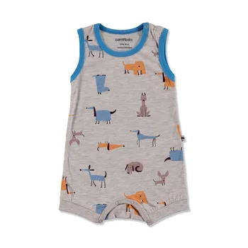 

ebebek Carmin Baby Summer Boy Dog Printed Supreme Sleeveless Jumpsuit