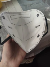 Mascarilla FFP2 de 5 capas, máscara CE FPP2, FPP2, reutilizable, color blanco y negro, certificado fpp2, 100 Uds.