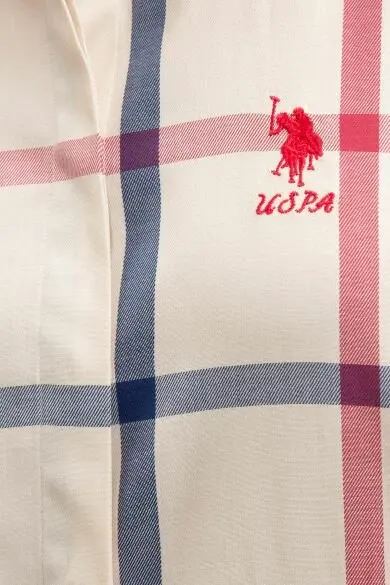 Белый U.S. POLO ASSN. Для женщин тканые Gomlek - Цвет: Белый