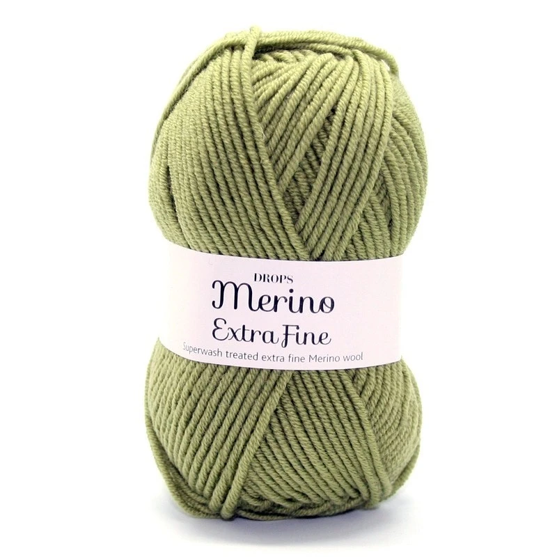 18 Green/зеленый Yarn DROPS "Merino Extra Fine" - Цвет: 18 Green/зеленый