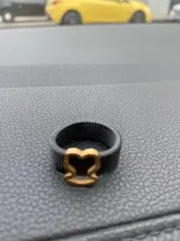 Oso de acero de titanio anillo hueco de malla de anillo individual alto calidad oso anillo para mujer Tricolor al por mayor venta al por mayor nuevo DisgnHot