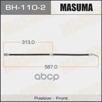Bh-110-2_шланг Тормозной! Перед. Лев. L 587toyota Camry Masuma Bh1102 Masuma арт. BH1102