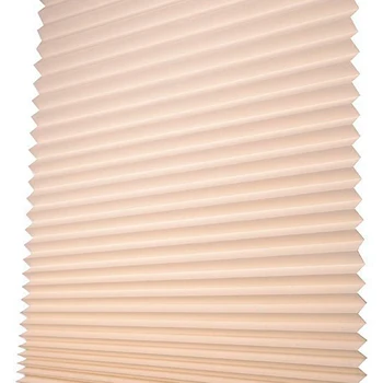 

Paper curtains blinds pleated light filter light beige 91 х182 cm Velcro adhesive on the sticky tape