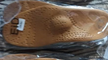 EID-plantilla ortopédica de cuero de alta calidad para pies planos, soporte ortopédico con arco, plantillas para suelas, unisex