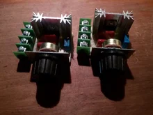 AC 220V 2000W SCR regulador de voltaje oscurecimiento reguladores controlador de velocidad del Motor termostato electrónico módulo regulador de voltaje