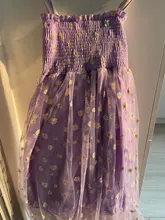 Las mujeres vestido de dibujo de Margarita verano Sexy de encaje vestido de malla de la correa de espagueti vestido Floral Vestidos estilo coreano vestido largo