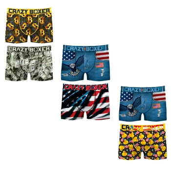 

Crazy Boxer pack 2 briefs boxers stampings to choose for men in microfiber
