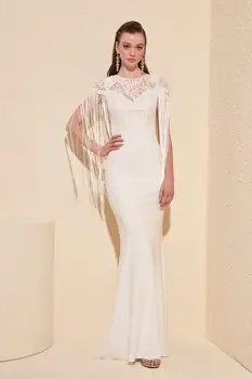

Trendyol Tassel Detail Evening Dress TPRSS19FZ0296