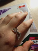 Color plata alas de Ángel anillo ajustable Micro Pave Zircon anillos para articulaciones para mujeres de moda anillos de apertura joyería de mujer regalo de amante