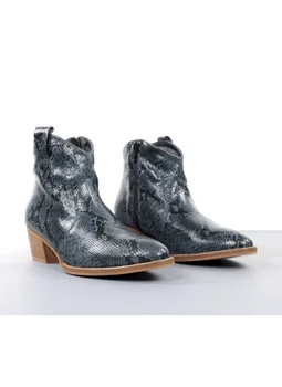 

Cowboy booties snake azul.1762