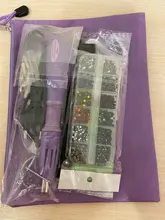 2000 UDS-9600 uds/caja arreglar diamantes de imitación/de la UE o nos enchufe Hotfix aplicador de arreglo caliente Diamante de cristal de hierro-En varita Strass