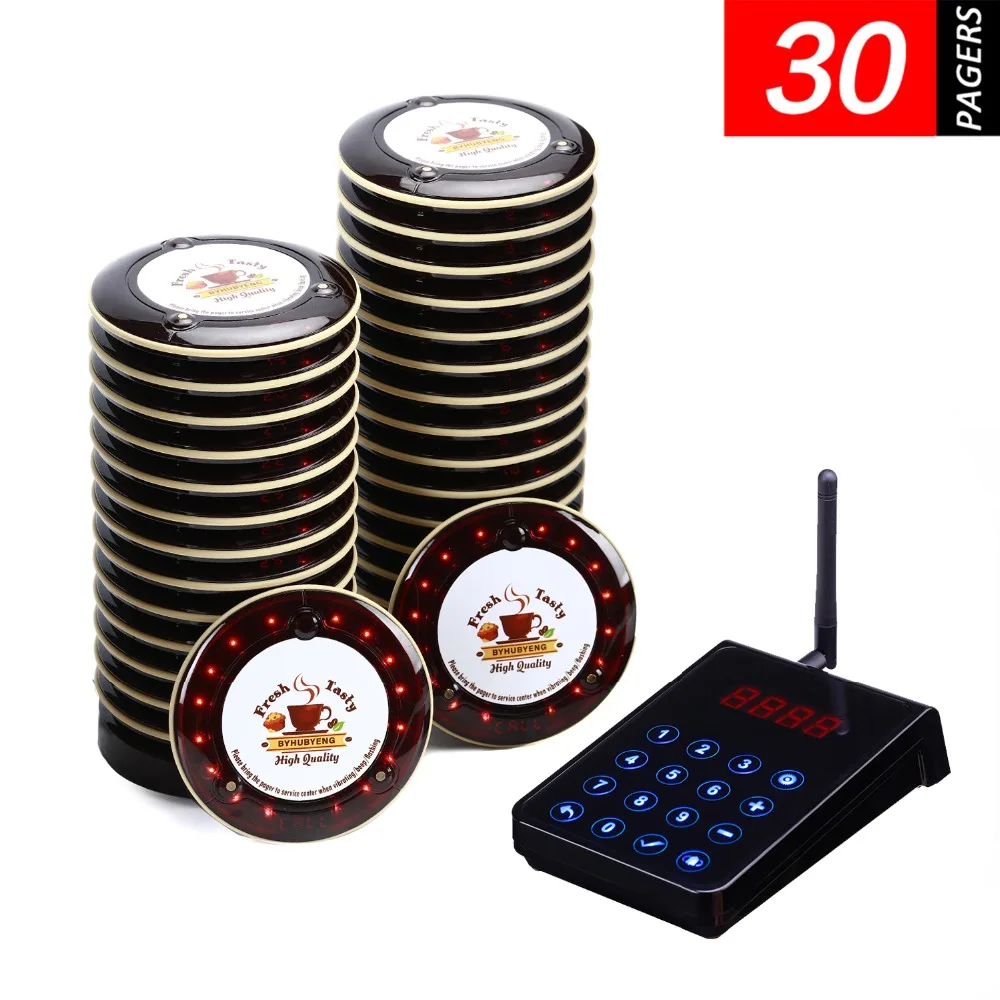 30QM-30 restaurant pager system pager system restaurant restaurant buzzer paging system restaurant paging system restaurant buzz