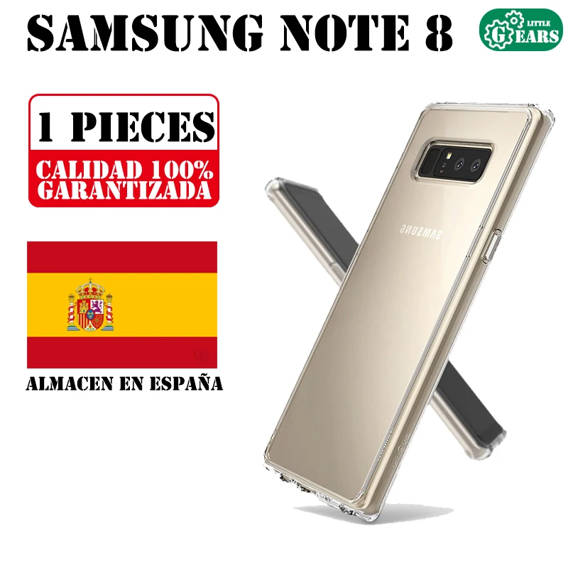 Ультратонкий прозрачный силиконовый чехол для Samsung Note 8 гелевый Чехол из ТПУ