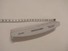 5 unids/lote de archivo 100/180 tope de lijado de manicura pedicura pulido polaco PP o de madera profesional archivos herramienta Grey barco