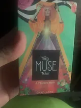 The Muse Tarot A 78 cartas, cubierta y guía, adivinación, espíritu ecótico, ignición DE LA MUSA dentro del juego de juguete
