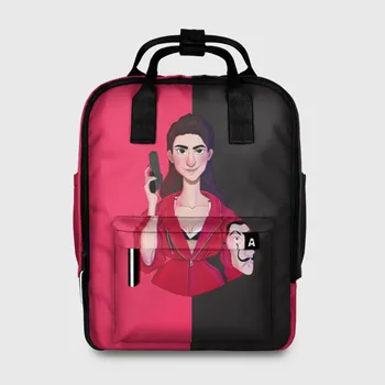 

Women backpack 3D paper House