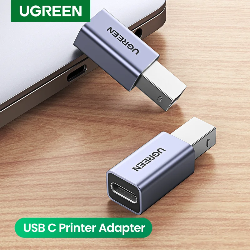 UgreenUSB20PrinterAdapterUSBTypecAdapterForPrinterHard