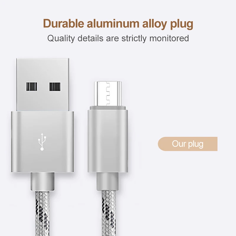 Кабель для синхронизации данных PHOMAX usb c kable Micro 2.4A Быстрая зарядка линия huawei