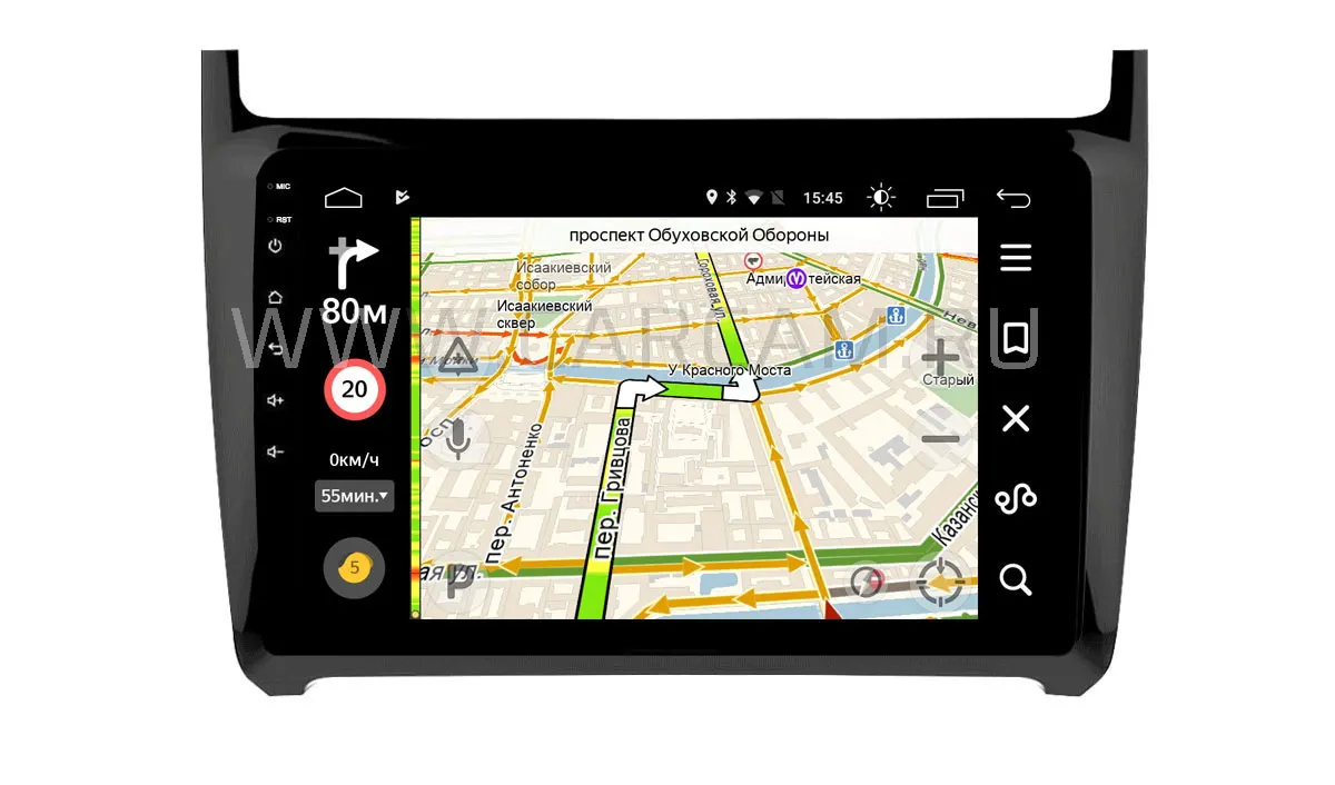 Головное устройство CARCAM AV 9903 for Polo (2012 2016) 9&quot|Мультимедиаплеер для авто| |