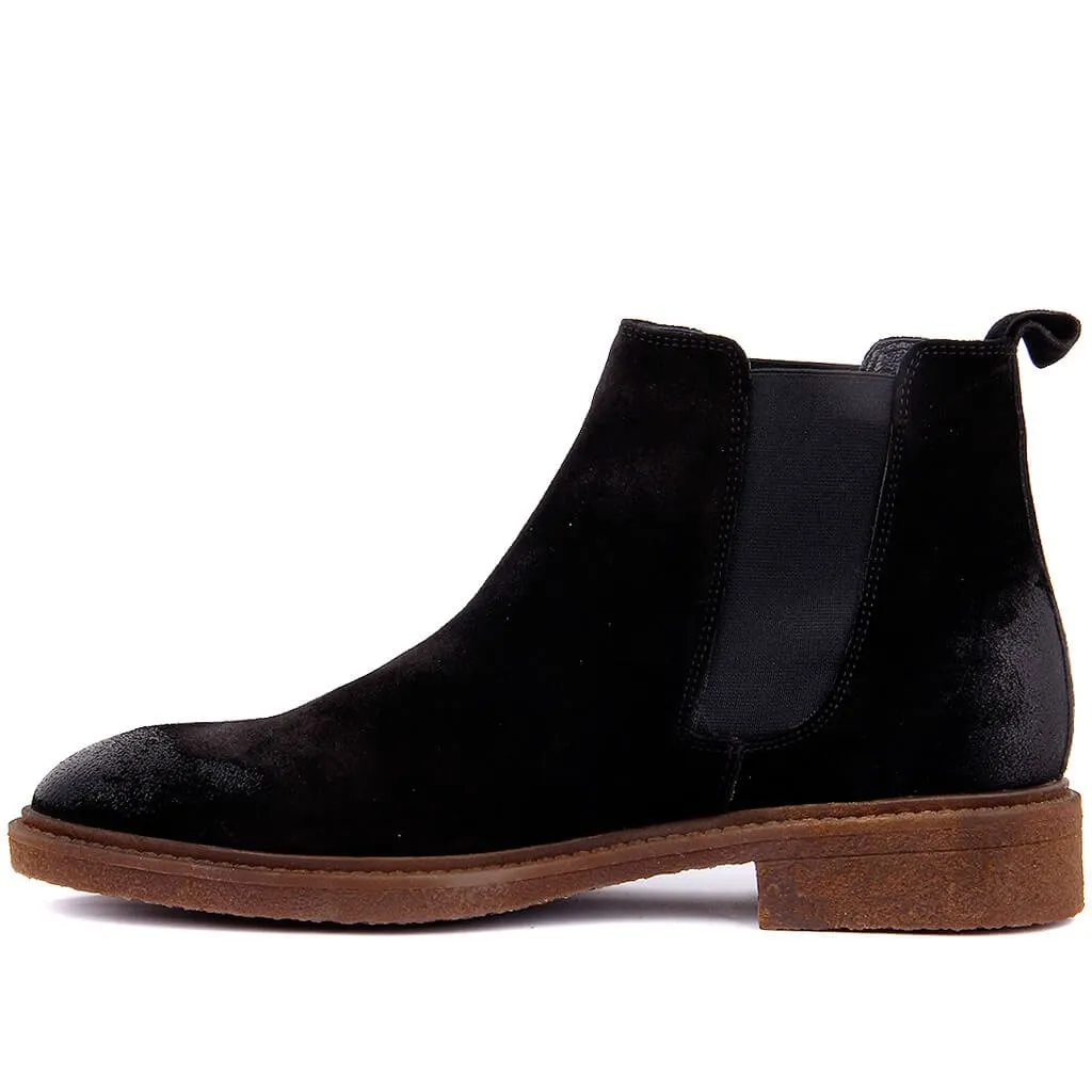 Sail-Lakers Black Suede Men 'S Boots