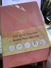 BUKE-cuaderno de bocetos con cuadrícula de puntos, cuaderno de bocetos de cuero PU, papel grueso de 160gsm, bolsillo interior, cierre elástico, soporte para bolígrafo