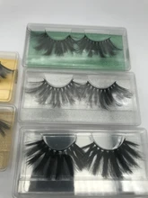 MB-pestañas de visón 25mm, 200/100/50/5 pares, venta al por mayor, 5D, 25 MM, imitación cils, maquillaje espectacular, largo, Pestañas postizas