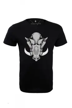 

Angemiel Wear Unicorn Wild Boar Cotton Black Male T-Shirt