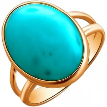 

Esthete ring with Tiger Eye in silver with gilding