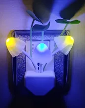 Luminaria-Lamp Mushroom Night-Light Us-Plug LED Induction-Dream Novelty Fungus 220V EU