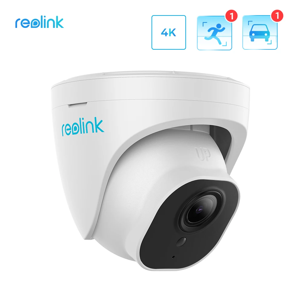 Reolink 4K PoE Camera RLC-822A Human/Car Detection 3x Optical Zoom Audio Recording IP66 8MP Ultra HD Smart Home Security Cam