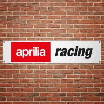 

APRILIA RACING BANNER pvc shop decoration sport garage decoration workshop Flag's Atelier décoration