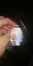 Reloj electrónico LED Frozen para niños, pulsera de silicona con dibujos animados