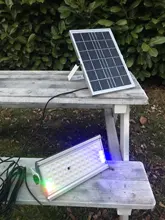Powered-Lamp Spotlight Rremote-Control Solar Waterproof Garden Outdoor Wireless 65 1500lm