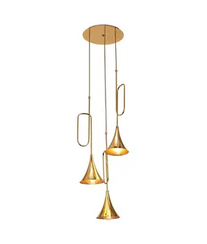 

Lamps Mantra online pendant JAZZ gold glitter