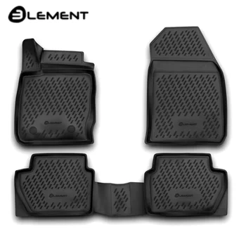 

For Ford Ecosport 2014-2018 2018-> 3D floor mats into saloon 4 pcs/set poliurethane [Element CARFRD00025k]